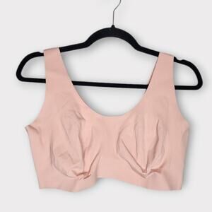 NEW Knix Womens Wireless Pullover Bra Seashell Pink XXL+ Comfort Lounge Fit